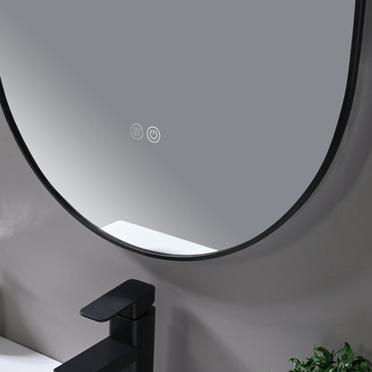 Kodaen Atomic Framed Backlit LED Bathroom Mirror
