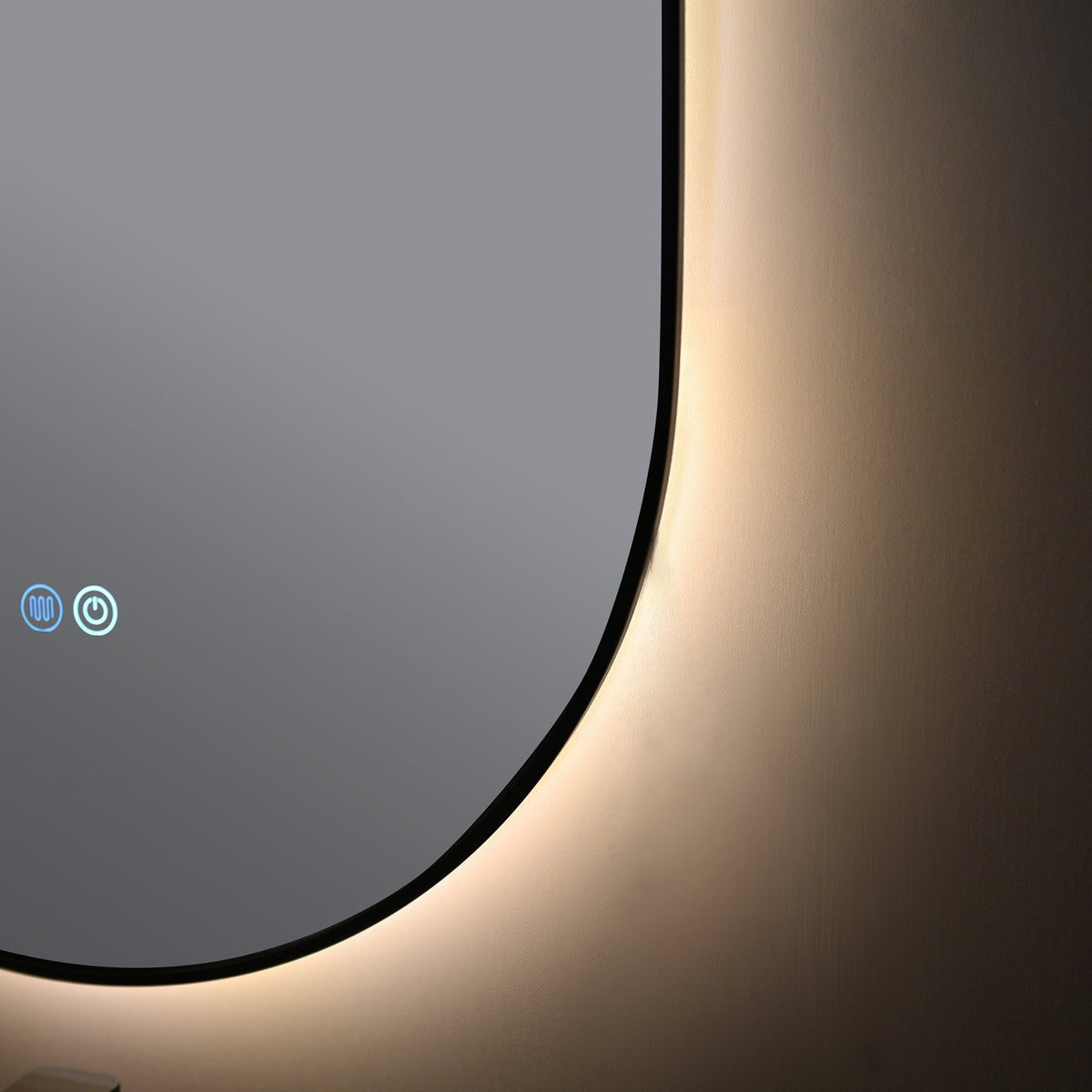 Kodaen Atomic Framed Backlit LED Bathroom Mirror