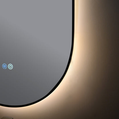 Kodaen Atomic Framed Backlit LED Bathroom Mirror
