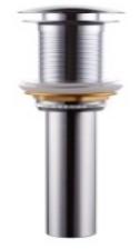 Kodaen Pop-up drain without overflow, stainless steel