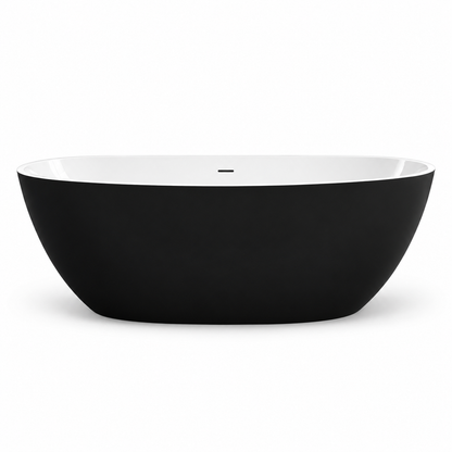 Kodaen EggBlack freestanding bathtub — product only