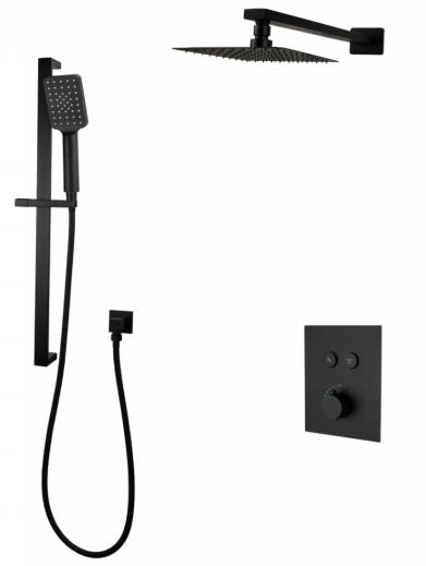 Kodaen Amber 10-Inch Push-Button Thermostatic Shower System