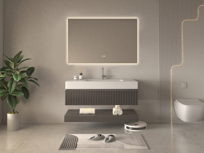 Kodaen 47 x 32 in Seamlyss LED Bathroom Mirror