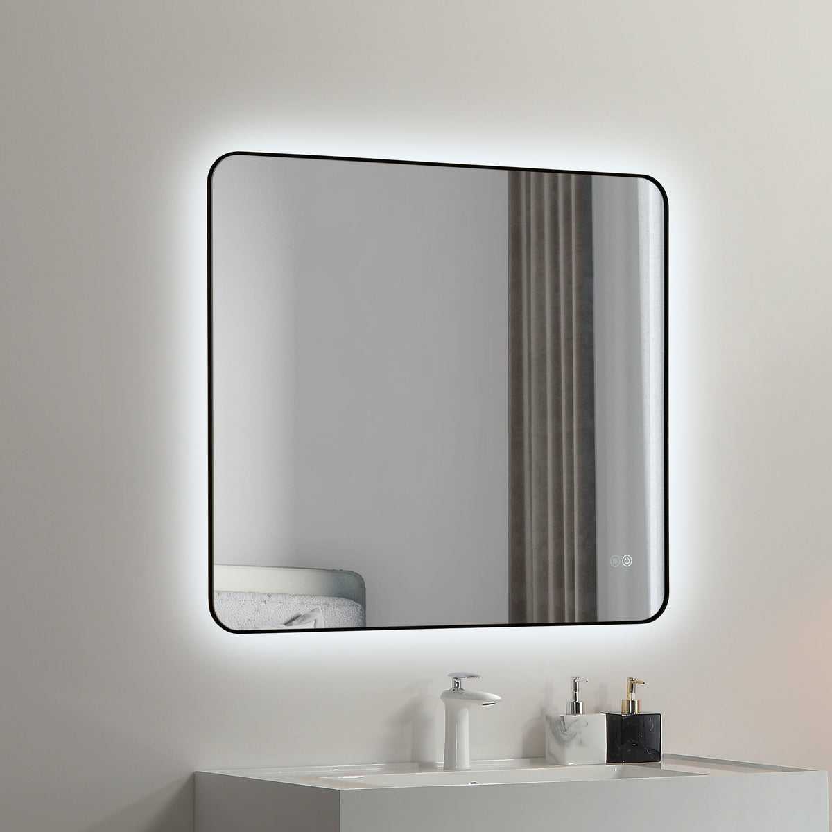 Kodaen New Infinity Framed Backlit LED Bathroom Mirror