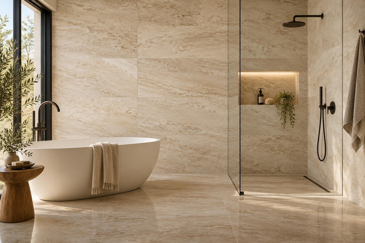porcelain tile room inspiration