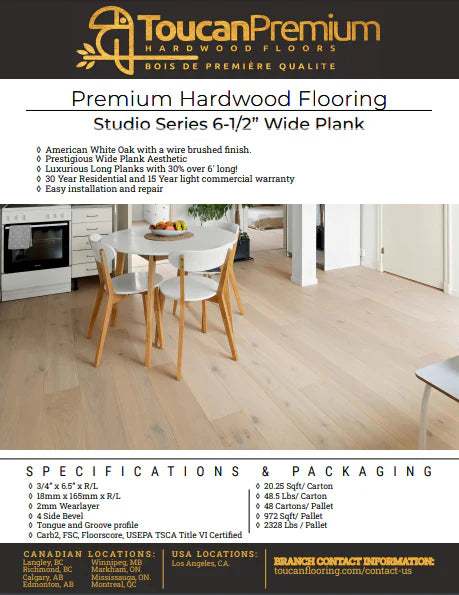 18mm Shadow - Toucan Engineered Hardwood Flooring