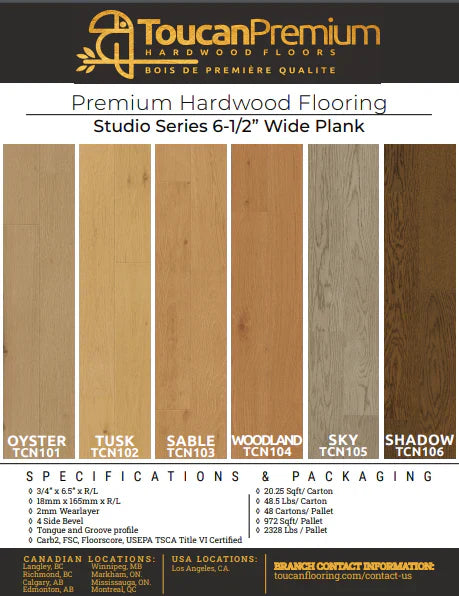 18mm Sky - Toucan Engineered Hardwood Flooring